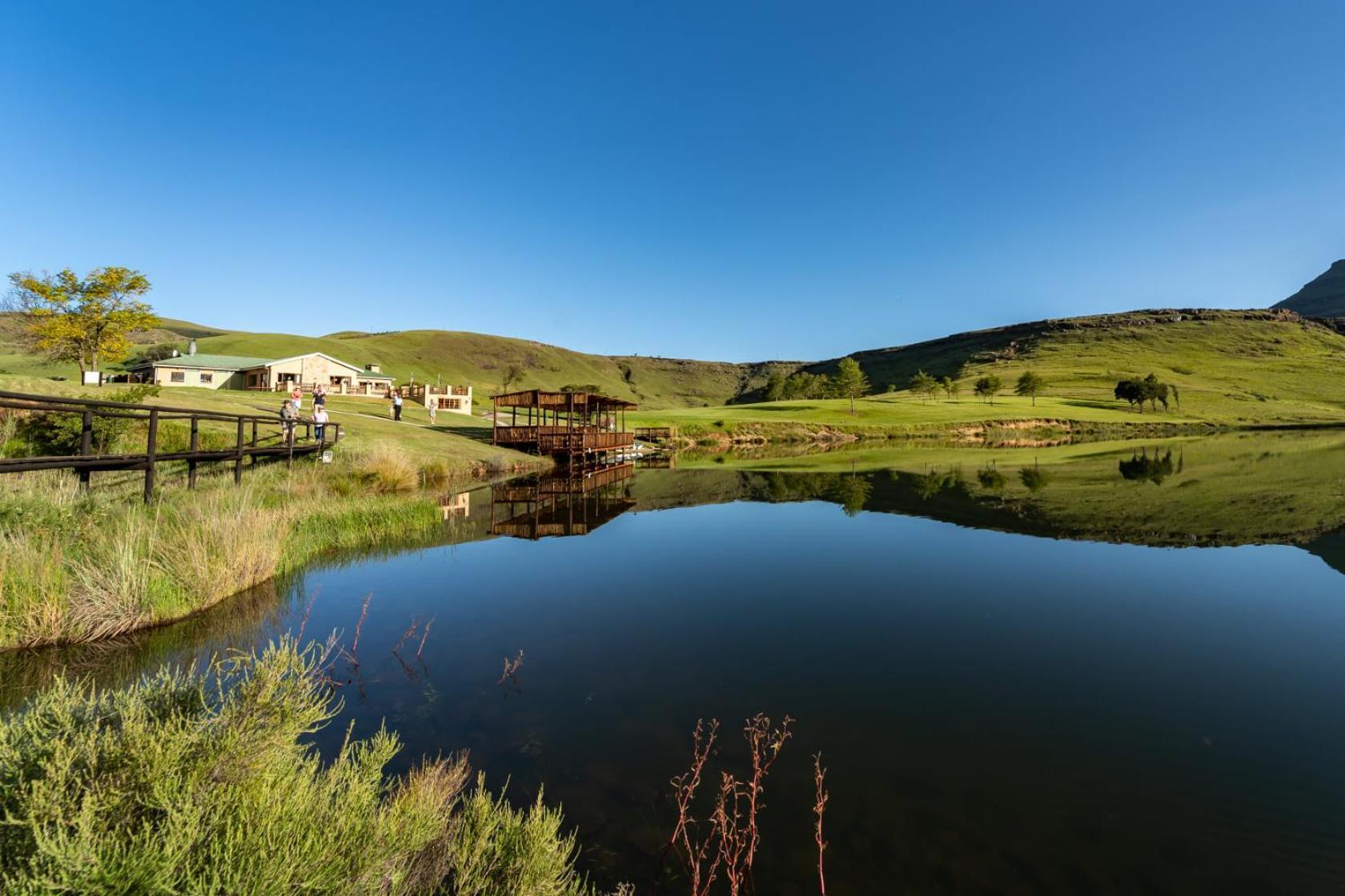 Gooderson Leisure Riverbend Chalets Self Catering And Timeshare Gold Crown Resort 德拉肯斯堡花园 外观 照片
